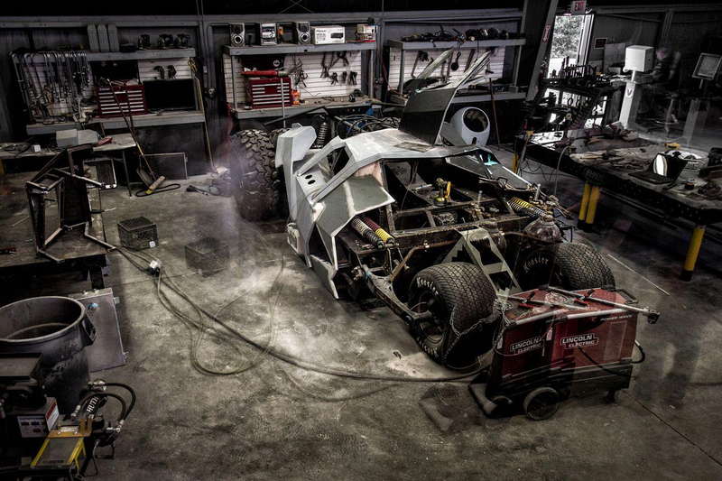 Illustration for article titled This Batman Tumbler Cost Over $1 Million, Is Going To Race